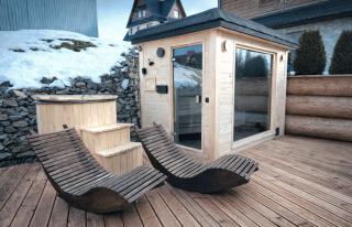 Domek Góralski PREMIUM Niedźwiedzia Gawra & Sauna, Balia by RentiloPL - 2