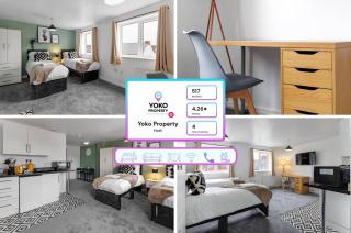 City Centre Studio 9 with Kitchenette, Free Wifi and Smart TV with Netflix by Yoko Property - 0