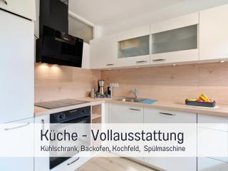 Stadtdomizil Ziegelfeld - Ruhig & Zentral, 65" TV, Südbalkon, vollausgestattete Küche, Altstadt fußläufig, Bahnhof 5-10 Min, Tiefgarage im Haus, - 6