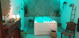 Gîtes Mas des rochers - Romance tropicale avec Spa - 9