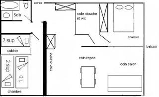 Résidence Le Mont Blanc - 3 Pièces 6/7 pers - WIFI - LE MONT-BLANC 152MB - PLAGNE CENTRE MAE-1504 - 2