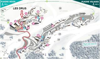 Résidence Les Drus - 2 Pièces 4/5 pers - LES DRUS - 409DR - PLAGNE SOLEIL MAE-6644 - 2