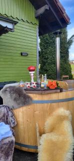 le chalet vert et bain nordique au feu de bois - 9