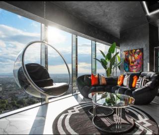 Hanza Tower CITY PANORAMIC 19 Pool & Jacussi & Sauna & Jacussi - 0