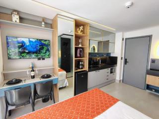 Get By Side - Charmoso flat de alto padrão a passos do mar - 9