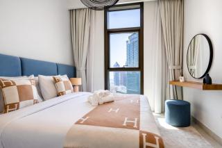 Emaar Burj Crown - 1BR Sea View across from Burj Khalifa, walk to Dubai Mall - 8
