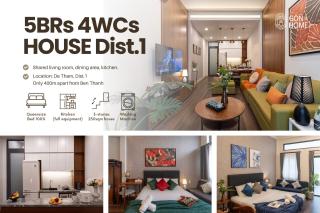 Private 5-6BRs house - Walk to BenThanh, BuiVien by Gon De Home - 6