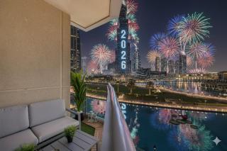 Durrani Homes - The Luxe 3br with Burj Khalifa and Fountain View - third room without partition - 0