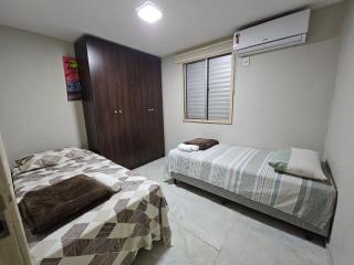 O 353 Apartamento mobiliado completo 02 quartos com garagem - 0