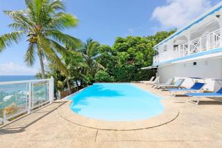 Villa créole vue mer et plage à pied pour 6 - 3