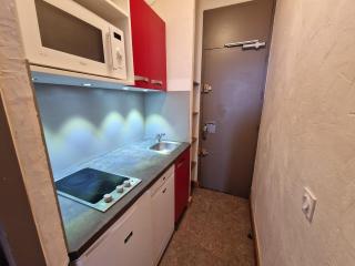 Studio chaleureux cabine · Accès pistes · Chiens admis - FR-1-181-2585 - 1