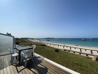 Appartement VUE SUR MER avec terrasse, plage Grève Blanche TREGASTEL - Réf 791 - 7
