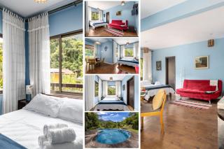 Casas Geminadas 1 ou 2 QT com ducha relaxante cercada pela Mata Atlântica com wifi por satélite de alta velocidade água de fonte natural - 0