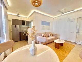 Bright 1BHK Luxe Apartment in Siolim - 5