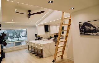 Modern custom design home with themed loft - 8