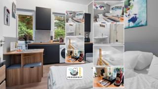 Komfortables Studio in Köln-Ehrenfeld, Küche, Vollausstattung, Netflix, 1 Min zur U-Bahn, 10 Min zum Neumarkt - 9