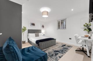 London Cosy 2 Bedroom Modern Suite Central, Excel, Stratford Wanstead Sleeps 4 - Londen - 9