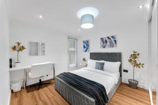 London Cosy 2 Bedroom Modern Suite Central, Excel, Stratford Wanstead Sleeps 4 - Londen - 8