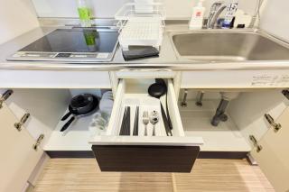 Shinsaibashi 10min Elevator Apartment with 2 Premium Double Beds and Balcony3O2 4O2 - 5