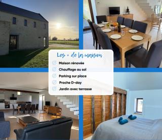Le Pressoir, maison au calme, jardin, terrasse, 3 chambres, 2 sdb, 2 WC, parking privé, proche Bayeux et Arromanches au coeur des plages du débarquement - 7
