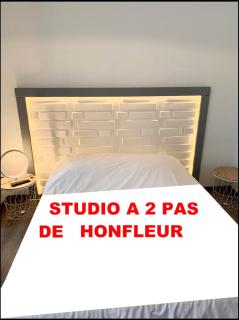 Studio moderne avec terrasse à 5 min de Honfleur parking et piscine - 9
