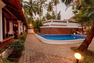Bali Villa By Claro Stay- 6BR Pvt Pool Big Garden In Anjuna - 6