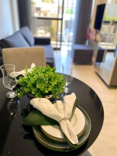 104-Flat alto padrao luxo 250m da orla da praia 2 quartos 6 pessoas - 1