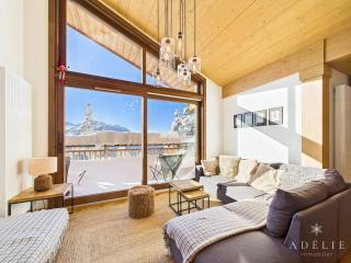 Superbe Apt 5P au Centre, 200m des Pistes, 3 SDB, Mezzanine, Balcon Sud, Parking, WiFi - FR-1-398-656 - 6