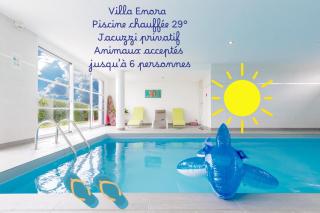 Villa Enora Bretagne Piscine Intérieure Partagée Jacuzzi privatif 100m Plage - Sibiril - 0