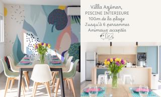 Villa Azénor Bretagne Piscine Intérieure Partagée toute l'année 100m plage - 0