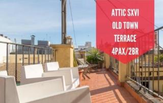 Gran Ático Premium del Siglo XVI con Tres Terrazas Privadas Hasta 7 Huéspedes en Ciutat Vella - 0