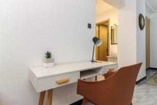 newly furnished two bedroom apartment with swimming pool, fully equipped gym, private parking space ,children playground and unbeatable scenic city views - 6