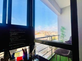 City-View balcony flat - 5 min walk to beach - Praia - 2