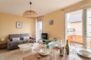 Le Verdelet - Vue mer plein centre du Val André - 8