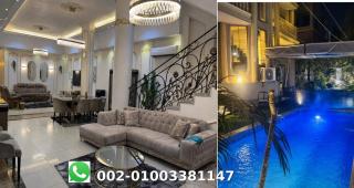 modern villa with coverable warm pool sheik zayed compound - Sheikh Zayed - 5