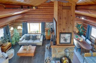 Explore Fairbanks! Authentic Log Cabin w/ Views - 2