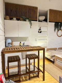 Sauna, tupa ja poreallas joen varrella - 3