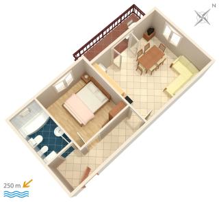 Apartments with parking space Rastici, Ciovo - 2794 - 1