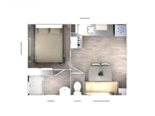 Mobil-home confortable avec terrasse à Saint-Gérons - API-1-52-1311 - 5