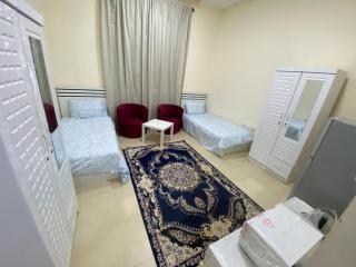 Bed Space inside Studio with Parking for Transit Travellers 10 minutes from Zayed INT Airport Abu Dhabi - 1