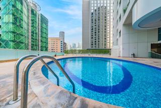 Charming Room Bath inside & Balcony - Dubai - 9