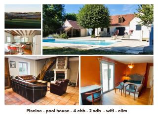 Baudres jolie maison 6-8 pers jardin pisicne wifi - Baudres - 0