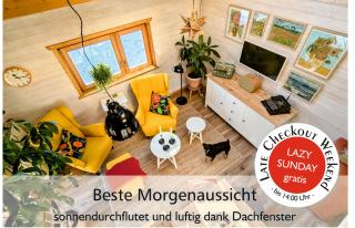 Wichtelhaisl Rittersgrün im Erzgebirge - Entspannen im fröhlichen Tiny House - umzäunter Naturgarten-Hunde willkommen-Ebike und Elektroauto laden - 9
