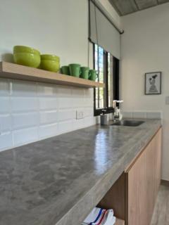 Tiny House rental with pool and patio facing the plaza - 3