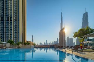 Infinity Pool Walk to Burj Khalifa Downtown 1BR - 0