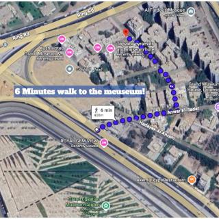 Tamara's Grand Egyptian Museum & Pyramids view 3BR Entire Apartment - 6