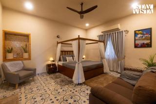 StayVista at Bagaan Farm Stay with Private Pool & Golf Putting Area - 6