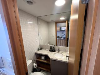 Studio-Vista Mar, Climatizado, Varanda, Tv Smart - 5