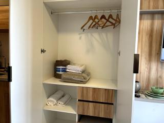 Studio-Vista Mar, Climatizado, Varanda, Tv Smart - 4