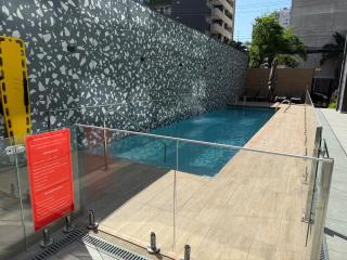 Modern 1D1B with Style Full Living Room and Kitchen - 1